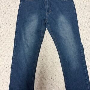 Men's Relaxed Fit Blue Jeans